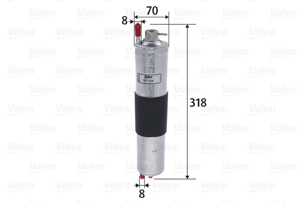 Filtru combustibil 587034 VALEO